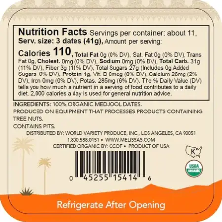 Organic Pitted Deglet Noor Dates