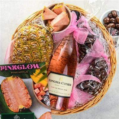 Pinkglow® Pineapple Rosé Gift Basket